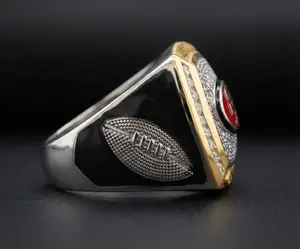 Anillo de Plata de Ley Maciza Chapado en Oro Amarillo y Oro Rosa con Diamante Moissanita, Diseño Personalizado con Nombre, Anillo de Lujo para Hombre y Mujer - Product Image 3