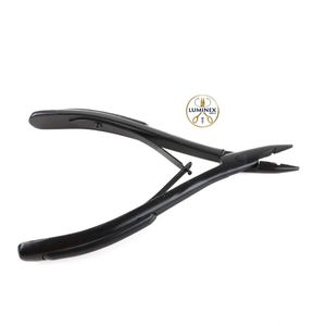 Alicates para Extensiones de Cabello Nano e I Tip (Microperlas) de Acero Inoxidable Negro - Product Image 3