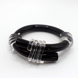 Premium <b>Resin</b> Newest Trendy Chunky <b>Clear</b> Girl Acrylic Cross Strap Winding Thread Transparent <b>Resin</b> Women <b>Resin</b> Bangles - Product Image 6