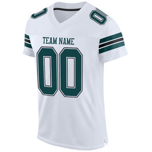 Nueva Camiseta de Fútbol Americano de Malla Verde y Blanca con Cuello en V de Poliéster de Alta Calidad, Edición Limitada, Transpirable - Product Image 6
