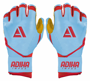 ถุงมือเบสบอลหนังแท้แบบมืออาชีพ ทนทาน บุหนาป้องกันฝ่ามือ สำหรับคนถนัดซ้าย/ขวา ปรับขนาดได้ตามต้องการ - Product Image 1