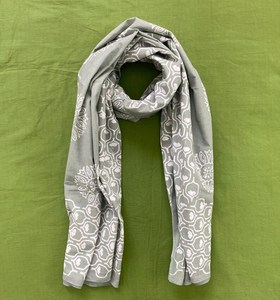 Custom Digital Print Women's Long Beachwear <b>Scarf</b> with Mandela Design 100% Cotton Fabric Quick Dry & Lightweight - Product Image 4