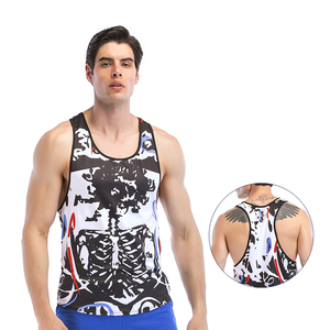 <b>Cheap</b> Price Hot Sale Custom Design Quick Dry Breathable Men Fitness Wear Gym Workout Tank Top - Product Image 2