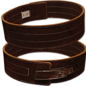 Ceinture à levier d'haltérophilie en cuir suédé Ceinture à levier en cuir de conception personnalisée pour ceintures d'haltérophilie unisexes - Product Image 2