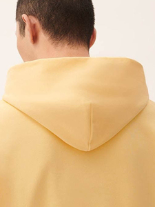 Sudadera con Capucha Amarilla para Hombre, Estilo Casual, Oversize, 100% Algodón, para Primavera, Manga Regular, ASKIM IMPEX - Product Image 4