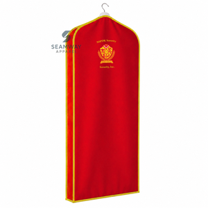 NSPDK Sorority Women's Dustproof Garment Bag Red <b>Gold</b> Suit Cover Hanging Closet Organizer Travel <b>Clothes</b> Storage Bag - Product Image 2