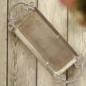 Bandeja Rectangular de Aluminio Hecha a Mano de Alta Gama, Ecológica, para Servir, Venta al por Mayor, Lujosa, para Aperitivos, Frutas, Comida, Desayuno, Cocina - Product Image 4