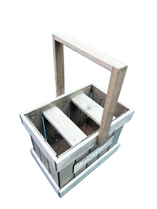 Hecho a mano en relieve barnizado brillante mate madera bambú flor maceta cajas al por mayor paisaje plantas plántulas almacenamiento estampado - Product Image 2