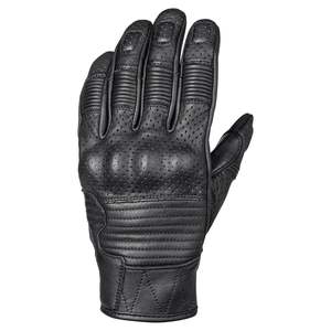 Gants de moto en cuir de haute qualité pour la course, gants de motard en cuir à doigts complets de longueur courte avec fonction coupe-vent - Product Image 2