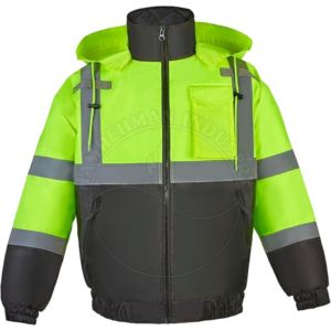 Les vestes de sécurité personnalisées offrent différents styles et couleurs. Vous pouvez créer votre propre design sur demande spéciale et ajouter votre logo. - Product Image 1