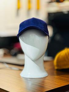 Gorra de Béisbol Unisex de Pana Azul, 6 Paneles, Color Sólido, Casual, para Adultos, 56-58CM, 100% Algodón, para las Cuatro Estaciones - Product Image 2