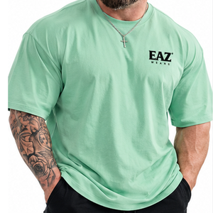 T-shirts de performance pour hommes, anti-transpiration, séchage rapide, antibactériens, pour la gym, l'entraînement, le sport, personnalisables OEM ODM, vêtements de sport - Product Image 4
