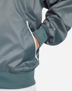 Men'<b>s</b> Color Blocking Hooded Windproof Racer <b>Jacket</b> With Zipper Closure Sporty Style Autumn Wear - Product Image 2