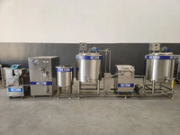 Complete industriële fruitmelk-ijsroomfabriek, volautomatische, geluidsarme productielijn, melkhomogenisator, grootschalige commerciële uitvoering