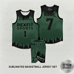 Conjunto de Uniforme de Baloncesto Sublimado Personalizado Rexfit Sports para Hombre y Jóvenes, Camiseta y Pantalones Cortos Transpirables para Entrenamiento y Partido, Ropa Deportiva OEM - Product Image 3
