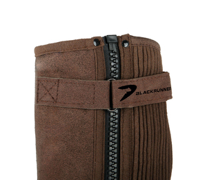 Latest Design Leather <b>Half</b> <b>Chaps</b> & Synthetic Equestrian Stirrups Whips & Spurs Premium Horse Riding Set & Accessories - Product Image 3