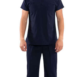 Men's Comfortable Medical <b>Scrub</b> Suits Printed Nurse Uniforms with Stretch Fabric for Hospital Workwear Nurse <b>Scrub</b> Suit - Product Image 4