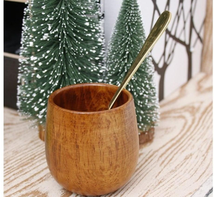 Taza de madera natural Kuksa para beber con grabado, color, logotipo y tamaño personalizables, ecológica para uso en el hogar, hoteles y restaurantes. - Product Image 5
