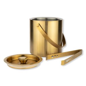 Pinzas para Hielo de Acero Inoxidable Dorado de Primera Calidad, Duraderas y Elegantes, Enfriador de Hielo con Capacidad Personalizable para Hogar, Bar, Fiesta, Hotel, Restaurante - Product Image 1