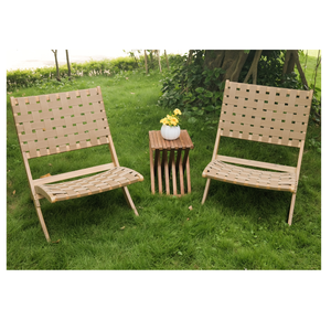 Nouvel ensemble de mobilier d'extérieur moderne de haute qualité OEM/ODM, résistant aux taches d'huile, pour pique-nique intérieur et extérieur, avec chaises à dossier échelle pour jardin - Product Image 4