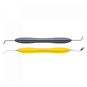 Juego de Herramientas de Restauración Dental de Acero Inoxidable con Instrumentos de Mango de Silicona de Doble Extremo para Trabajo Anterior y Posterior - Product Image 1