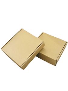 Caja de Cartón Corrugado de 2 Capas Reciclado de 1 mm, Autoensamblable, Impresión Flexográfica, Diseño Simple Personalizable, para Ropa y Zapatos, OEM/ODM - Product Image 5