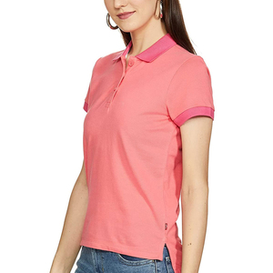 Polo de Manga Corta para Mujer de Alta Calidad 2025, Personalizable, Cómodo, Transpirable, Informal, Precio al por Mayor - Product Image 1
