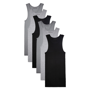 Nuevo Diseño 2026, Camiseta sin Mangas de Punto Transpirable 100% Algodón para Hombre y Mujer, Cuello Redondo, Tejido Acanalado 2x1 - Product Image 1