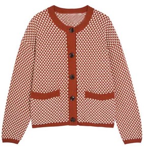 Suéter de Punto con Botones para Mujer, Textura Única, Elegante, Suéter de Invierno, Prenda Superior de Alta Calidad, Suave, Ropa de Punto Transpirable para Otoño - Product Image 1