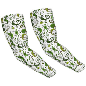 ปลอกแขนกันแดดลายพิมพ์ดีไซน์ใหม่ล่าสุดจากผู้ผลิต แห้งเร็ว ยืดหยุ่นสูง ระบายความร้อน เหมาะสำหรับกิจกรรมกลางแจ้ง ป้องกันรังสียูวี - Product Image 2