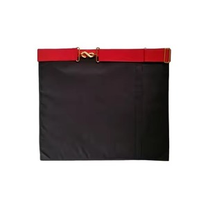 Parche Masónico Single Star Trader para Mandil con Bordado de Cruz Roja y Corona Dorada, Accesorio Formal Cuatro Estaciones MR-10011 - Product Image 6