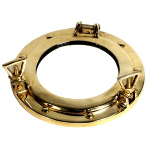 Espejo Decorativo de Metal con Forma de Ojo de Buey, Espejo de Pared con Diseño de Ventana de Barco Náutico, Decoración Marítima Vintage para el Hogar, Espejo Redondo para Sala de Estar - Product Image 1