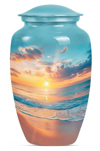 Urnas Decorativas Modernas Hechas a Mano de la Mejor Calidad para Cenizas de Adultos, Uso Funerario y de Entierro para Hombres y Mujeres - Product Image 4