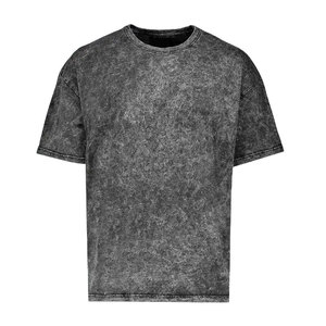 Camiseta Profesional de Alta Calidad para Hombre, Diseño Nuevo, 100% Algodón, Corte Holgado, Estampada con Efecto Desgastado por el Sol - Product Image 1