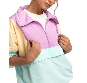 Chaqueta cortavientos para exteriores para mujer, ligera, impermeable, con logotipo personalizado, nuevo estilo a la moda, al por mayor - Product Image 4