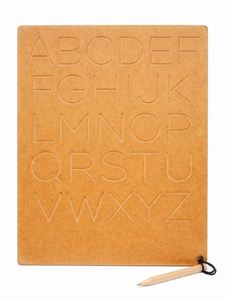 Tablero de Trazado del Alfabeto de Madera de la A a la Z, Juguete para el Aprendizaje en el Aula, Tablero de Trazado del Alfabeto ABC para la Educación Temprana de los Niños - Product Image 2