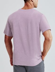 Mens <b>V</b> Neck Cotton T Shirt Short Sleeve Slim <b>Fit</b> Casualwear Soft Jersey Fabric Breathable Eco-Friendly Quick Dry 180g Summer - Product Image 4