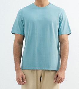 เสื้อยืดคอกลมทรงบ็อกซี่แขนสั้นผู้ชาย ดีไซน์สั่งทำ แฟชั่นสตรีทแวร์ ผลิตจากผ้าฝ้ายถัก 100% โดยผู้ผลิตโดยตรง - Product Image 2