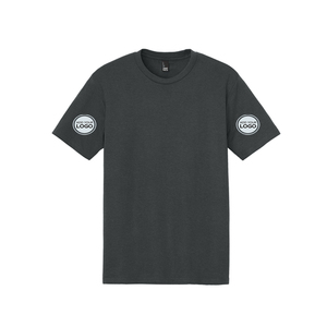 Camiseta de Alta Gama con Logotipo Personalizado, Impresión Digital, 180 Gramos, Ecológica, Estilo Tri Tee DM130, Calidad de Venta al Público, Color Jaspeado - Product Image 1