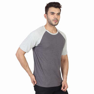 Camiseta 100% algodón para hombre, corte holgado, estampada, al por mayor, camisetas grises para hombre, manga corta, cuello redondo, corte ajustado, cómoda, elegante, para verano - Product Image 1