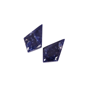 Sodalita Natural de 12.1 Quilates (Peso por Par) 20x12mm Forma de Cometa, Gema Suelta - Product Image 5