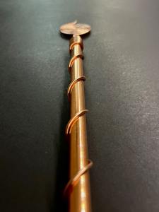 Estacas de Jardín para Electrocultura, Alambre de Cobre 99.9% Puro para Jardinería Electrocultural, Soporte de Antena, Estacas de Madera para Plantas - Product Image 2