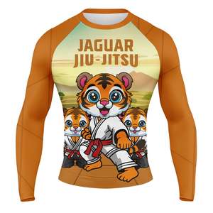 Casual Fashion top demanding Men Rash Guard best breathable <b>Long</b> <b>Sleeve</b> best material Custom Sublimated Printed Men Rash Guard - Product Image 5