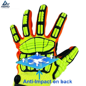 Derniers gants de sécurité TPR modernes, robustes, haute visibilité, résistants aux chocs, personnalisables, excellent rapport qualité-prix, vente en gros - Product Image 6