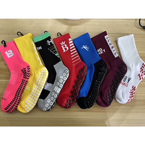 Customize Grip Crew <b>Socks</b> Football Soccer Anti-Slip Breathable Eco-Friendly Knitted Body Logo Men Summer Thick - Product Image 4