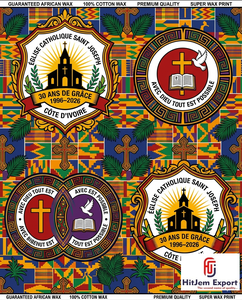 Custom African Wax Print Fabric Manufacturer Church Anniversary Convention Celebration Fundraising Uniform Supplier - Product Image 4