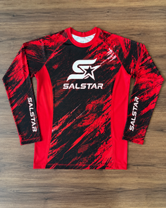 Camiseta de Compresión Salstar para Hombre, de Alta Calidad, Secado Rápido, Deportiva, con Logotipo Personalizable, Impresión por Sublimación, Cuello Redondo, Corte Ajustado, para Gimnasio - Product Image 5