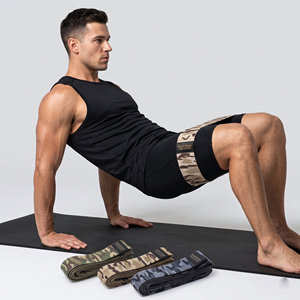 Bandas de Resistencia Largas para Cadera con Diseño de Camuflaje, Bandas de Ejercicio para Piernas, Bandas de Resistencia Antideslizantes para Glúteos, Unisex - Product Image 3