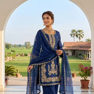 Vente flash : Ensemble haut et palazzo pour femme, prêt-à-porter, pour soirée, mariage ou festival, disponible au prix d'usine - Product Image 1