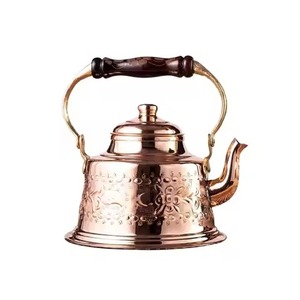 Grand Coffee <b>Tea</b> <b>Pot</b> Metal Kettle for Hot Water Serving Home Kitchen Dining Table Use with Strong Body and Smooth Pour - Product Image 2